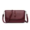 Bolso de Mujer de Cuero Suave PU Estilo Nuevo 2026, Bolso Cruzado de Moda para Madres de Mediana Edad, Bolso de Hombro Práctico y Moderno, Bolso de Mano Casual
