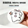 Ins pia de banheiro com filhote de cachorro de desenho animado rolha de ralo pop-up plug-and-play sem ferramentas à prova de odor à prova de insetos sobre lavatório