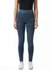 Calça Fitness Jeans Imitado, Cintura Alta, Alta Elasticidade, Controle de Barriga, Levanta Bumbum, Calça Legging Skinny, Mais Vendido na Amazon, Tamanho Grande, Dropshipping de Comércio Exterior