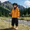 Chaqueta para niños, cortavientos para niños, diseño tres en uno desmontable, nuevo estilo 2026, top cortavientos para exteriores de primavera y otoño para niñas