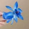 Didy No Tiene Miedo del Mismo Pasador Verde de Phalaenopsis Flor Lateral Flor Artificial Tocado Accesorios para el Cabello de Viaje a la Costa