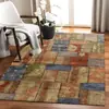 Alfombra de Sala de Estar con Fondo Lavado de Imitación Cachemir Transfronterizo TPE, Manta para Mesita de Noche de Dormitorio, Plegable, Lavable a Máquina, Alfombra de Piso Amazon