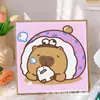 Pintura de Diamantes para Niños Kuromi Hecho a Mano DIY Pintura de Pegatinas de Diamantes Sanrio Pintura de Diamantes con Diamantes Completos 5D Tamaño Pequeño
