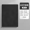 Cuaderno A5 con impresión de logotipo, adecuado para uso empresarial, como regalo, con tapa blanda engrosada, diseño elegante y cierre de hebilla; viene en una caja de regalo