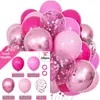 Set de Globos de Látex Transfronterizo de 12 pulgadas Globos Redondos con Lentejuelas Fiesta Niña Día de San Valentín Boda Globos para Fiesta