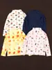 Camiseta de Manga Larga para Niña 2026 Otoño Nuevo Estilo Coreano Cuello Semi-Alto Camiseta Básica Estampada para Niñas, Amigable con la Piel y Transpirable Manga Larga