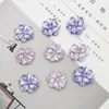 Resina flor de crisantemo pequeña arrugada liga para el pelo pendientes materiales diy hecho a mano banda elástica para el pelo pendientes pasadores accesorios para el pelo