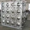 Tanque de água de aço inoxidável 304 para atacado, torre de água circular horizontal, armazenamento de água isolado residencial, tanque de água para proteção contra incêndio, tanque de armazenamento de água no telhado