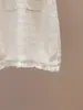 Vestido de verão novo estilo de alta qualidade para mulheres de Shenzhen Nanyou, design inspirado na Chanel, com franjas, modelador de cintura, manga curta para mulheres