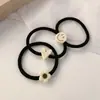 Goma para el pelo con cara sonriente de flor fresca para niña, cuerda para la cabeza, todo a juego, alta elasticidad, goma para el pelo, diadema de amor, accesorios para el pelo