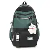 Mochila de gran capacidad, ligera y adecuada tanto para hombres como para mujeres, ideal para estudiantes de secundaria y preparatoria, perfecta para la escuela y el uso casual, y disponible para ventas transfronterizas.
