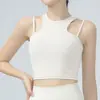 Nuevo chaleco de yoga para mujer con almohadillas en el pecho, doble tirante, top deportivo de alta intensidad a prueba de impactos, sujetador deportivo para entrenamiento de fitness