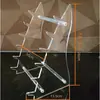 Suporte dobrável de acrílico para exibição e armazenamento de facas de mesa, faca dobrável, faca borboleta, sabre, faca de frutas, suporte de exibição de cozinha
