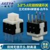 Botón KFT-5.8A interruptor autoblocante 5.8*5.8 Seis/Cuatro/tres/parche cabeza plana 5.8x 5.8 desbloqueado