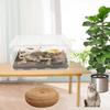 Caja de cría acrílica personalizada Jaula acrílica magnética para reptiles Caparazón transparente Caja de cría para reptiles