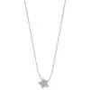 Artículo de Moda de Tendencia de Xiaohongshu: Collar con Forma de Estrella de Cinco Puntas Incrustada con Circonia en Forma de Diamante, Estilo Minimalista, Lujo Ligero para Ir al Trabajo, Estilo de Nicho