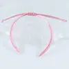 Pulsera semiacabada DIY y cordón de nudo tejido a mano con cuentas y cierre de seguridad, cordón rojo para el año del zodiaco, en stock