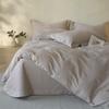 Conjunto de Quatro Peças de Colcha Jacquard em Relevo Algodão Puro Luxo Acessível Casa Quarto Roupa de Cama Novo Estilo 2025