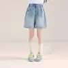 TUTU Elefantito Ropa Infantil Camiseta para Niñas 2026 Verano Nuevo Estilo Falso Dos Piezas Manga Corta Superior Ligero Transpirable Media Manga Conjunto de Verano