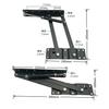Suporte de Mesa de Café com Altura Ajustável, Suporte de Mesa de Computador, Suporte de Mesa Pneumático com Elevação por Hardware Ajustável em Altura B04Q