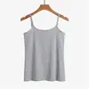 95 Algodón Negro Pequeño Camisola Ropa Exterior para Mujer Top Interior Primavera y Verano Talla Grande Color Sólido Espalda Sexy Hermosa Camiseta Base