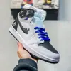 Zapatillas de Baloncesto Originales Aj1 de Caña Alta Mancha de Orina 2.0 Chicago Ow Colaboración Tenis Deportivos para Hombres y Mujeres Zapatos Casuales de Moda