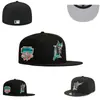 Boné de Baseball MLB Comércio Exterior Novo Boné Fechado Unissex Bordado Hip-Hop Tamanho do Boné Proteção Solar ao Ar Livre Boné à Prova de Vento