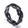 Comercio exterior transfronterizo anillo de acero inoxidable venta directa moderno simple irregular cruz nuevo titanio acero Anillo para mujer