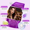 Máscara Capilar Rosa Pinkfuture de Queratina para Alisamento Transfronteiriço para Reparar o Ressecamento e Melhorar o Cabelo com Frizz Cuidado Comércio Exterior