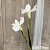 Flores de Casamento Brancas Simulação Flores de Casamento Arranjo de Cena Flores Artificiais Paisagismo Flores de Fileira no Chão Decoração Suave Arte Floral Arranjo de Flores Rosas