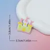 Parche bordado de dibujos animados de parque de atracciones en stock, parches autoadhesivos termoadhesivos para mochilas, estuches para lápices hechos a mano, accesorios de decoración para ropa infantil