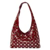 Bolsa tote con estampado de estrellas y remaches, estilo europeo y americano, moderna y única, adecuada para ir al trabajo, bolsa casual versátil para mujeres