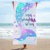 Toalha de Praia Nova de Microfibra Transfronteiriça, Fábrica de Origem de Toalhas, Toalha de Praia Estampada, Toalha de Praia Absorvente Personalizada