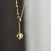 Estilo Japonés y Coreano ins Cadena Sencilla de Metal a la Moda para Clavícula Estilo Frío Hip-Hop Puntadas Asimétricas Cadena de Tirar para Mujeres