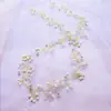 Tiara de pérolas feita à mão para noiva europeia e americana, acessório de cabeça, acessórios para vestido de noiva, tiara, venda quente, 1m, acessórios para noiva