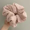Coreia do Sul Dongdaemun Importado Alta Qualidade Cor Creme Francês Nuvem Anel de Cabelo Grande PONDON Tendão de Borracha Large Bowel Headwear