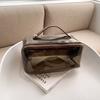 Mini neceser de viaje transparente y sencillo, bolsa de almacenamiento portátil de PVC, venta al por mayor, transfronteriza