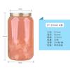 Botella de Té de Burbujas de Boca Ancha, Botella de Jugo de 500ml, Botella de Plástico de Boca Ancha, Botella de Bebida PET, Botella Reutilizable, Envase de Plástico Transparente de Fácil Apertura