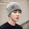Gorro de Punto de Nuevo Estilo para Mujer, Forro Polar de Invierno, Engrosado, Cálido, Versátil, Circunferencia de Cabeza Grande, Protección para los Oídos, Gorro de Maternidad Postparto