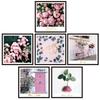 Pegatinas de pared corazón de niña rosa rosa ins dormitorio pintura decorativa pegatinas de papel tapiz romántico sala de estar-Meisen lenguaje secreto
