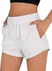 Pantalones Cortos Deportivos Casuales Transfronterizos Versátiles de Pierna Recta Holgados 2025 para Fitness, Correr, Alargar Piernas, Yoga, Transpirables, de Cintura Alta