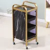Carrito de Herramientas de Peluquería Carrito de Herramientas para Salón Carrito de Belleza Carro de Mano Carrito de Cinco Niveles para Barbería