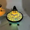 Luz de Noche de Fantasma de Halloween Transfronteriza Estatua Decoración Creativa de Atmósfera para el Hogar Manualidades Navideñas de Resina
