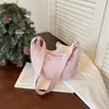 Bolsa de Tela Más Vendida Transfronteriza Gran Capacidad Bolso de Hombro para Mujer 2026 Nuevo Bolso Casual de Axila Color Sólido Versátil Bolso Cruzado