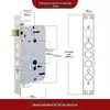 Fechadura de queda Q05 fechadura de impressão digital para casa fechadura de senha para porta retenção de porta aberta fechadura de porta inteligente hospedagem domiciliar hotel fechadura de porta com senha