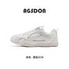Zapatillas Deportivas Casuales Planas Blancas Retro de Entrenamiento Aleman Color Plata Augusden para Mujer 2026 Nuevo Verano Suela Gruesa