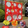 Red de Lanzamiento de Sacos de Arena Tela Disco Juguete de Lanzamiento Infantil Actividad Infantil Integración Sensorial Entrenamiento Físico Juego de Expansión Accesorios