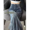 Pantalones de Pierna Ancha para Mujer, Nuevo Estilo Otoño e Invierno 2025, Tallas Grandes, Forro Polar, Jeans Ajustados, Holgados, Adelgazantes, Pantalones de Pierna Recta, Artículo Más Vendido