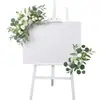 142 flores de simulación letrero de bienvenida para bodas letrero de compromiso con flores flor de seda de simulación accesorios para sala de exposiciones de fiestas