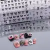 Pegatina para Uñas de Lazo Dulce y Fresca Relieve 5D Estéreo Chica Encantadora Pegatina para Uñas de Lazo Joyería SL
